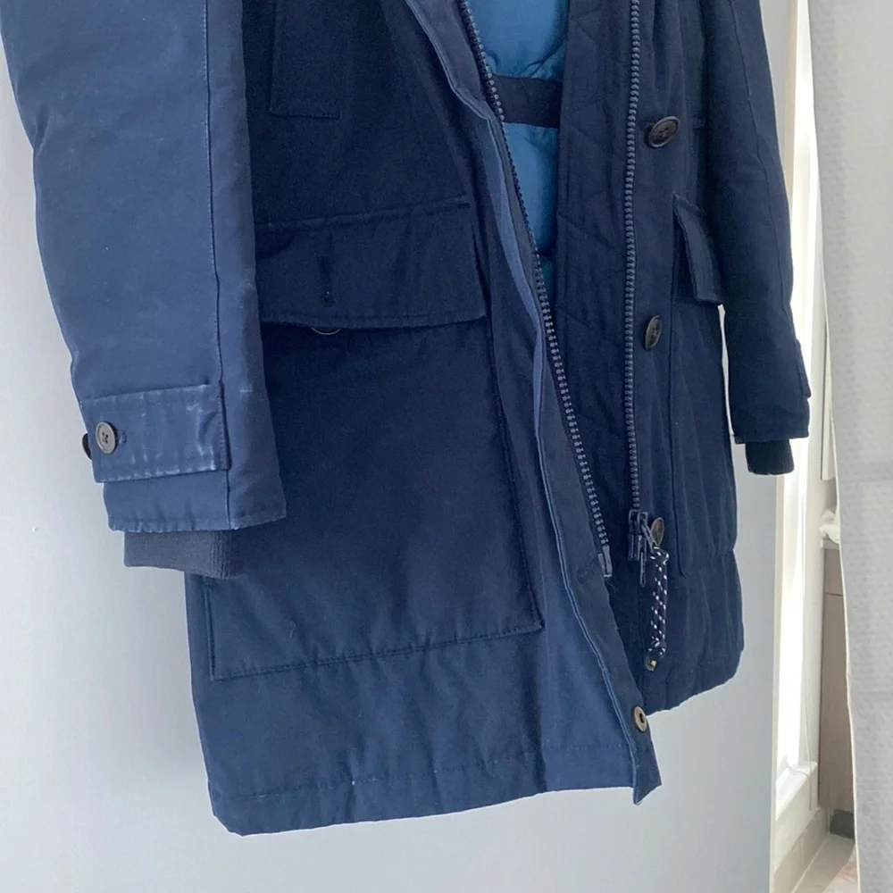 Jcrew Navy Down Nordic Parka